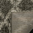 thumbnail image 2 of SAFAVIEH Hudson Franklin Geometric Diamonds Shag Area Rug, Grey/Ivory, 5' x 5' Square, 2 of 7