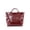 Red, variant on 1PC Brown PVC Tote Bag for Women Waterproof Plastic Summer Tote Letter Print Hobo Handbag for Beach, Pool, Picnic, Travel & Gift