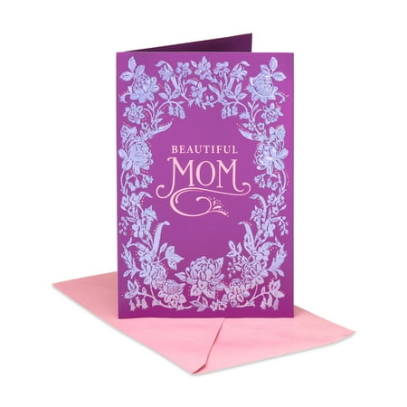 American Greetings Mother's Day Greeting Card with Envelope, 8.25" x 8.25"