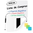 thumbnail image 1 of Pizarron Magnético para Refrigerador con 1 Marcador y 15 Imanes., 1 of 6