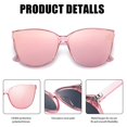 thumbnail image 3 of Gafas de Sol Polarizadas LVIOE de Ojo de Gato Sobredimensionadas para Mujer, 3 of 4