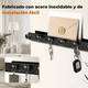 thumbnail image 2 of Llavero de Metal de Pared, Colgador Llaves, Estante Pared Multifuncional con 6 Ganchos,Soporte Llaves Entrada Xtellar negro, 2 of 4