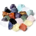 thumbnail image 1 of MAIBAOTA Natural Chakra Raw Crystals Bulk Healing Crystal Stones 1" Raw Rough Gemstones Rocks for Tumbling Polishing Cutting Reiki Witch Quartz Crystals, 1 of 6