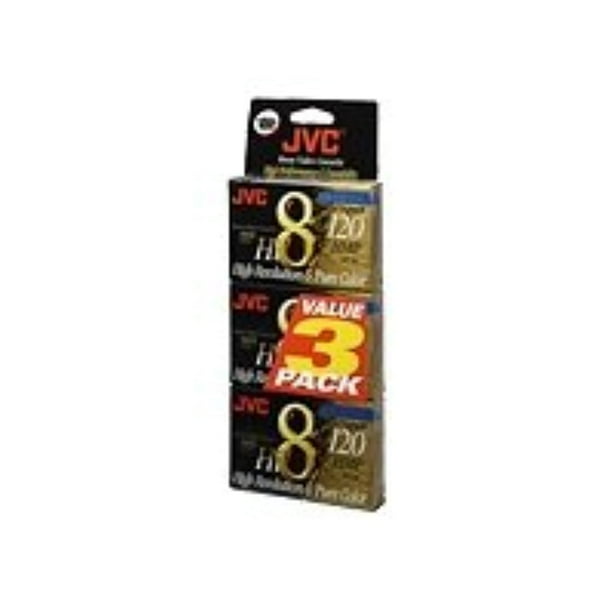 JVC Hi8 Tapes (P6120HMPJH3) (P6120HMPJH3)