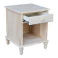 thumbnail image 3 of International Concepts Table de Fin Inachevée Carrée de Chalet, 3 of 9