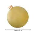thumbnail image 3 of Chmadoxn Christmas Inflatable Balls Yard Decorations, 24 Inch Giant PVC Inflatable Christmas Decorated Ball Ornaments, Outdoor Large Xmas Blow Ball Decorations for Outside Holiday Yard Decorations, 3 of 5