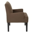 thumbnail image 3 of OS Home and Office Furniture Transitional Fabric Guest Chair in Chocolate, 3 of 5