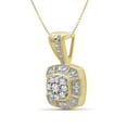 thumbnail image 3 of JewelersClub 1/3 Carat T.W. White Diamond 14k Gold Over Silver 3 Piece Square Jewelry Set, 3 of 10