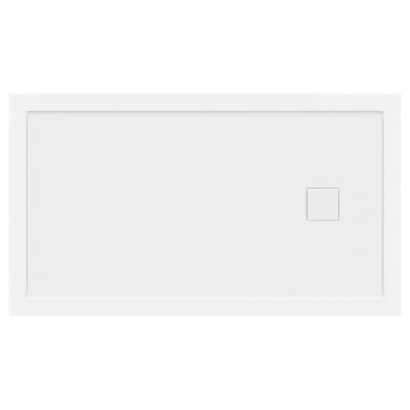 LessCare 60 x 34 Left Double Threshold Shower Pan Base Wall Corner Right Drain