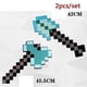 thumbnail image 3 of 2st/set Hot Design Blue Diamond Sword Mjuk EVA Foam Leksak Minecrafte Yxa Spade Kit Leksak För Pojka, 3 of 4