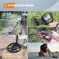 thumbnail image 5 of Metal Detector for Adults & Kids Kids Metal Detector, Waterproof Metal Detectors with High Accuracy Lightweight 8" Search Coil, All Metal & Disc Modes for Junior & Youth Gold Detector, 5 of 6
