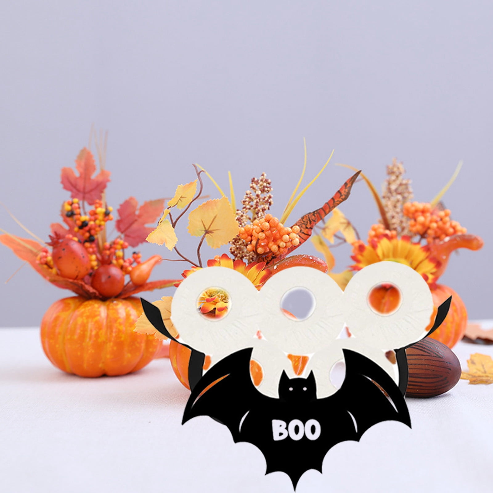 Halloween Toilet Papers Holder Wall Mount,Bat Design Toilet Papers Holder, Hanging Bathroom Tissue Storage,Large Capacity Toilet Roll Holder for Bathroom,Kitchen,Washroom