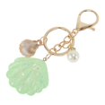 thumbnail image 5 of Unique Bargains Fashion Pearl Shell Handbag Charm Green 1 Pc, 5 of 5