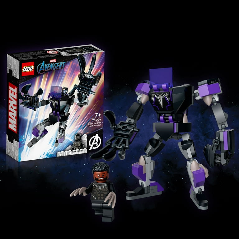 LEGO Marvel Black Panther Armor 76204 Building Kit; Collectible Mech and Minifigure for Super-Hero Kids Aged 7+ (124 Pieces) - Walmart.com