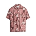 thumbnail image 5 of No Boundaries Rayon Shirt with Short Sleeves, Men's and Big & Tall XS-4XLT, 5 of 5