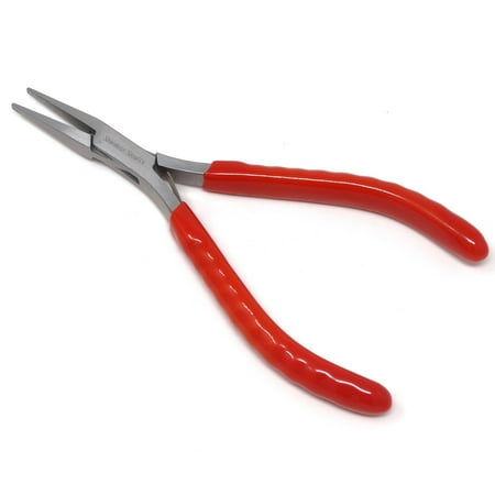 

Jewelry Making Pliers Slim Flat Nose Professional Repair Stainless Steel Tool with Cushion Grip for Handmade DIY Craft
