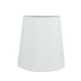 thumbnail image 4 of Meriville Set of 5 Off White Faux Silk Clip On Chandelier Lamp Shades, 3.5-inch by 4.5-inch by 4.5-inch, 4 of 5
