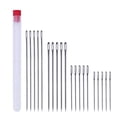 thumbnail image 1 of HLONK 20 Pcs Large Eye Sewing Needles  Sewing Sharp Needles  Leather Needle Embroidery Thread Needle  Stainless Steel Yarn Knitting Needles with a Plastic Bottle, 1 of 1