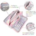 thumbnail image 4 of Large Pencil Case, Three-grid Pencil Case, Large-capacity Pencil Case, Makeup Bag (color) G, 4 of 5