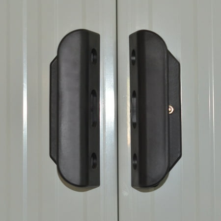 costway 8.5x8.5ft outdoor garden storage shed tool house