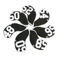 thumbnail image 1 of Naiovety 7 piezas de de hierro Driver Golf Club Cover Putter Number Headcover reemplazable Protector accesorios deportivos negro Golf Negro Naiovety OD019606-01, 1 of 6