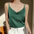 thumbnail image 2 of Chbgutlmr Camisole Tops for Women Backless Double Spaghetti Strap V Neck Loose Casual Stain Tank Tops, 2 of 4