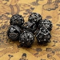 thumbnail image 3 of Metal Dice, 7 PCS Heavy Solid Metallic Dragon Dice Set for Dungeons and Dragon Tabletop Game A, 3 of 5