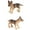 C, variant on B Labradoodle Dog Figurine For Preschool Educational Toy Lifelike Animal Model For Decor