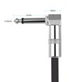 thumbnail image 4 of Audio Cable,With 1/4 Inch Patch Cable 1.0ft 1/4 Inch 6.35mm Pedal Patch Cable Pvc 1.0ft With 1/4 Cable 1.0ft With Eryue, 4 of 6