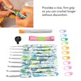 thumbnail image 3 of Crochet Hook Kit, Ergonomic Handle Crochet Hooks  for Home Decoration, 3 of 7