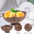 thumbnail image 2 of DINHEAROM Creative Soap Dish Coconut Shell 1Set 5.11X5.11X2.75in, 2 of 8