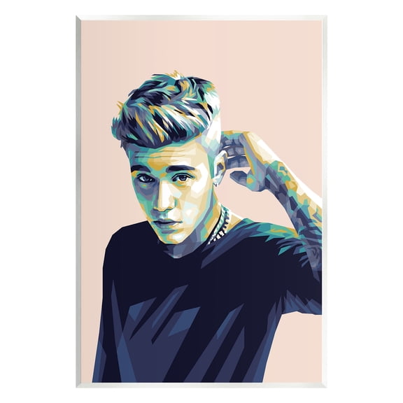 Stupell Industries Justin with Subtle Hues Abstract Painting Unframed Art Print Wall Art, 10 x 15