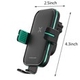 thumbnail image 3 of Giunmcul My Order 15W Vehicle-mounted Wireless Charging Mobile Phone Holder, Temperature Control Chip, Pressure Sensing, with Breathing Indicator, 3 of 5