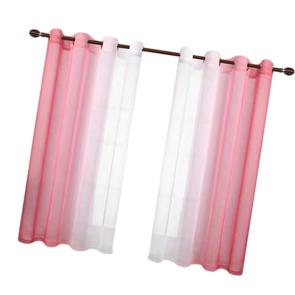 Gradients Dream Sheer Curtains for Living Room Bedroom Bay Window Modern