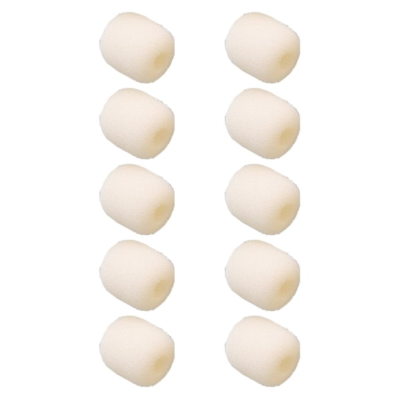 10Pcs Headsets Microphones Foam Cover Foam Microphones Protectors Foam Cover Protective Windproof Cover for K9