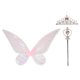 thumbnail image 2 of Alas de hada de mariposa para niños juego de accesorios de Likrtyny fotografía para Halloween Cosplay disfraz de cumpleaños y Navidad, 2 of 3