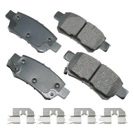Akebono PRO-ACT Ultra-Premium Brake Pad Set  Ceramic w/ Hardware