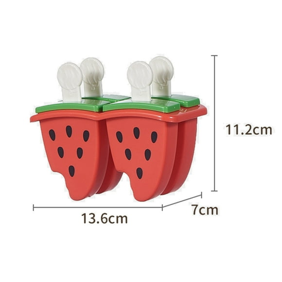 Ice Cream Maker Popsicle with 4 Pops,Ice Cream Molds Reusable Ice Makers Easy Release Popsicle Tray for Diy Ice Cream Homemade Ice Popsicle Maker Mold
