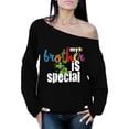 thumbnail image 1 of Awkward Styles My Brother Is Special Off Shoulder Sweatshirt Autism Gifts for Her Autism Awareness Sweater Oversized Family Autism Sweater Sibling Love Autism Sweatshirt Autism Support Sweater, 1 of 4
