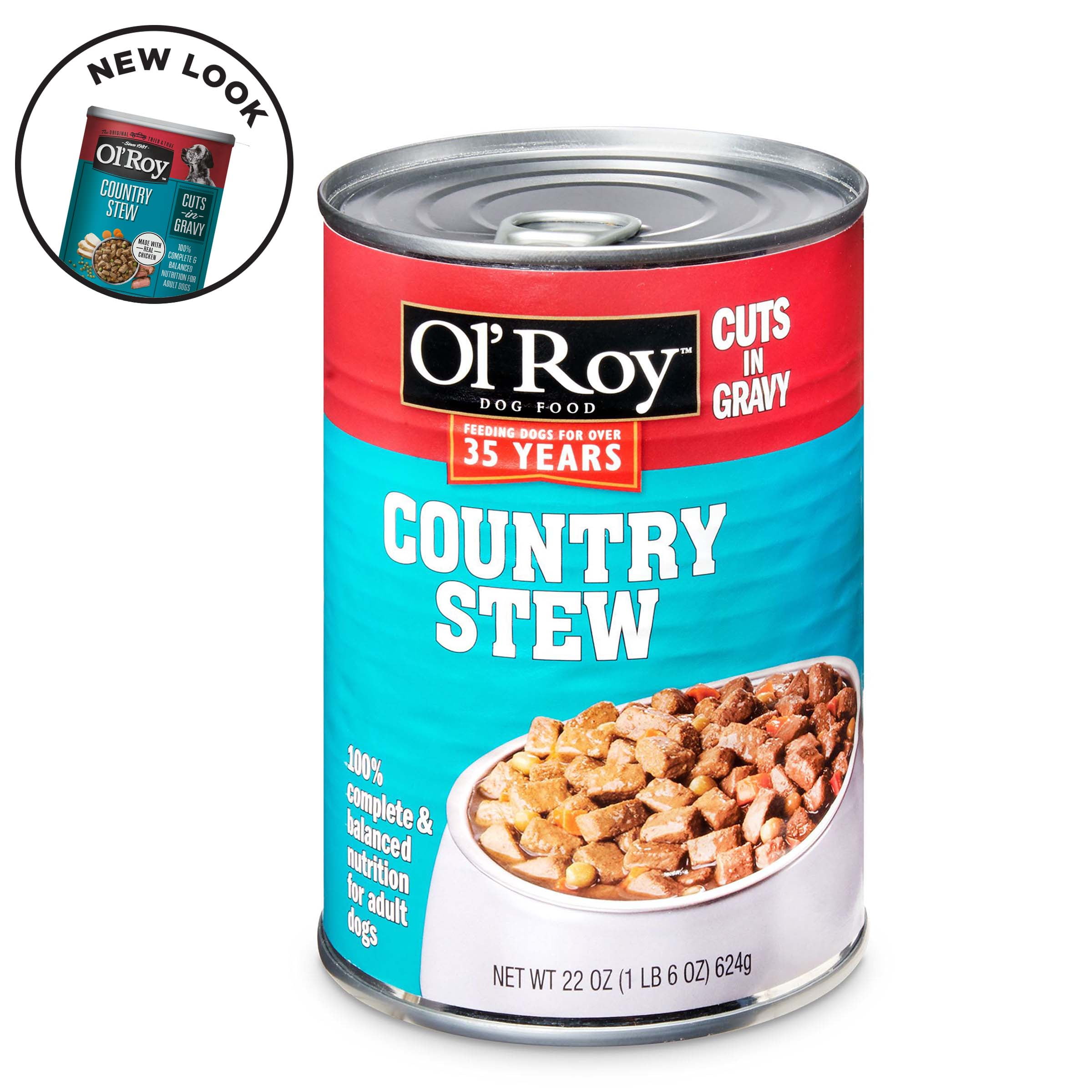 Ol' Roy Cuts in Gravy Country Stew Flavor Wet Dog Food, 22 oz