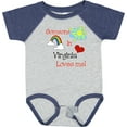 thumbnail image 3 of Inktastic Someone in Virginia Loves Me Boys or Girls Baby Bodysuit, 3 of 5