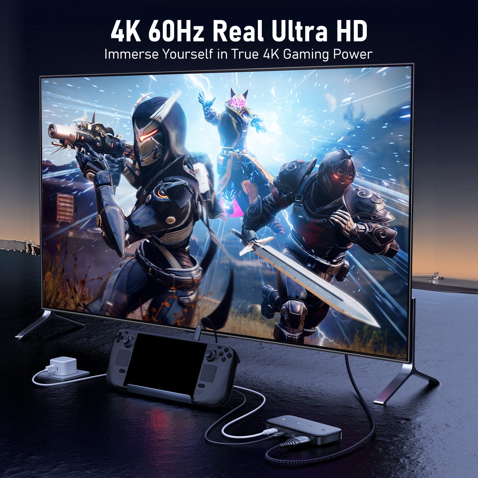 Lemorele USB-C KVM Switch , 4K@H60z Dual-Device Switching , 100W PD Fast Charge , Plug and Play
