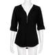 thumbnail image 4 of Blusa Moda Collar En V Cremallera Elegante Y Casual Camisa, 4 of 8