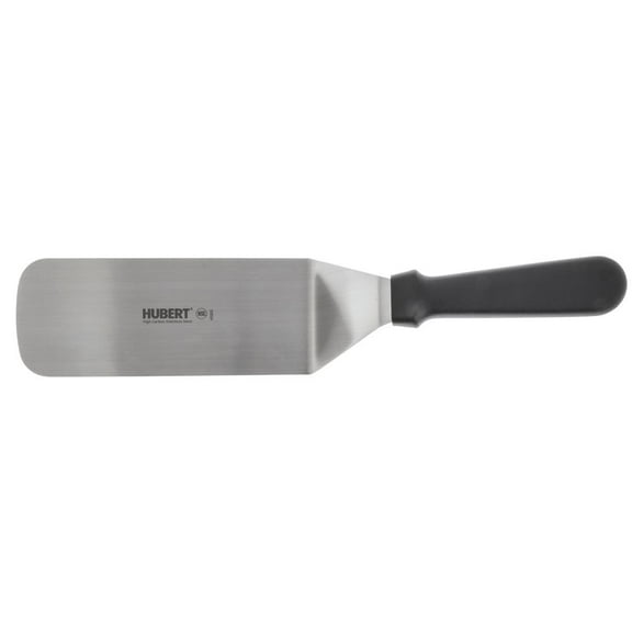 HUBERT® Flexible Turner Stainless Steel with Black Polypropylene Handle - 8"L Blade
