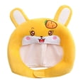 thumbnail image 4 of Gorro de conejo de peluche, diadema ligera, gorro suave y cálido, gorros de animales para accesorios de fotos, accesorios de disfraces, suministros , AMARILLO Salvador Gorro de conejo de peluche novedoso, 4 of 10