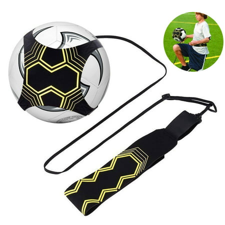 Soccer Trainer, EEEKit Adjustable Multi-Skill Football Kick Trainer Soccer Training Practice Exercises Equipment Waist Belt Fits Football Size #3, #4,