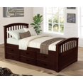 thumbnail image 5 of Twin Size Platform Storage Bed Wood Platform Bed with 6 Drawers, Captains Bed Bedroom Furniture with 6 Drawers,Espresso, 5 of 6