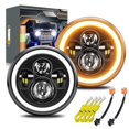 thumbnail image 1 of Faro LED MONDEVIEW redondo H6024 de 7 pulgadas para Jeep Wrangler, 1 of 8