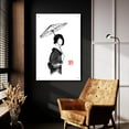 thumbnail image 5 of Epic Art 'Geisha Umbrella' by Pechane, Acrylic Glass Wall Art, 24"x36", 5 of 8