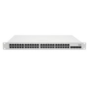 Cisco Meraki Cloud Managed MS350 48-Port FP (Full Power) Gigabit PoE+ Switch - 48x 1GbE PoE+ Ports, 4x 10G (SFP+) Uplink Ports
